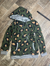 Load image into Gallery viewer, Olive Cheetah soft hoodie
