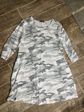 Load image into Gallery viewer, Hidden in Camo fall dress
