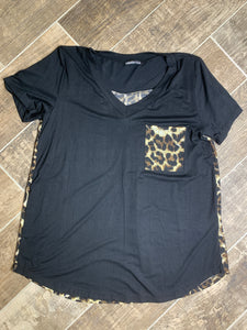 Eye of the Tiger black mullet tee