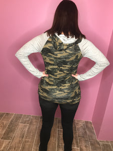 HIDDEN BEAUTY CAMO hoodie