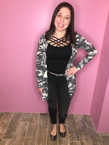 CAMO long sleeve lightweight Cardi