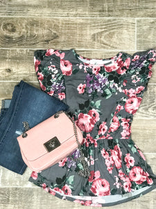 Springtime Flirty Floral Frock