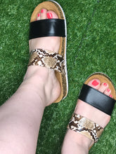 Load image into Gallery viewer, Snakeskin Dream sandals- FINAL SALE!
