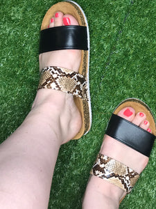 Snakeskin Dream sandals- FINAL SALE!