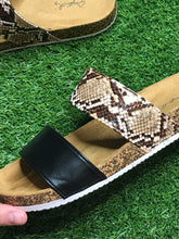 Load image into Gallery viewer, Snakeskin Dream sandals- FINAL SALE!
