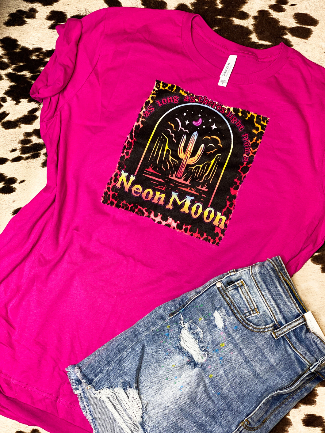 NEON MOON graphic tee