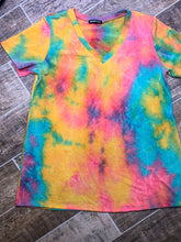 Load image into Gallery viewer, Sunset Breeze tie dye tee
