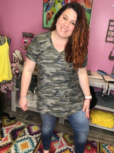 Load image into Gallery viewer, Casual Camo short sleeve tee- FINAL SALE
