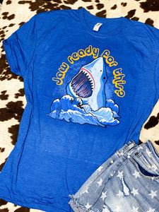 SHARK WEEK Jaw Ready for this? graphic tee