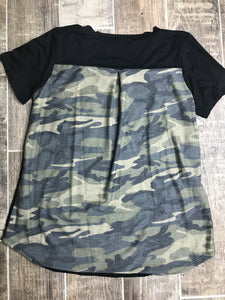 Camo SURPRISE! pocket tee