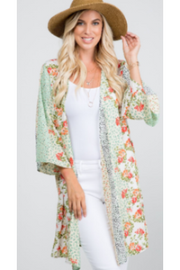 Blooming beauty kimono cardigan