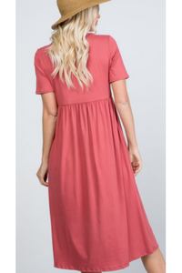 A Walk In The Park Midi Dress