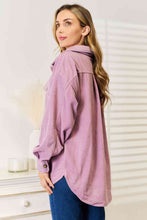 Load image into Gallery viewer, Heimish Cozy Girl Full Size Button Down Shacket
