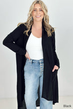 Load image into Gallery viewer, Jade By Jane Long Body And Sleeve Cardigan
