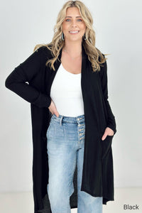 Jade By Jane Long Body And Sleeve Cardigan