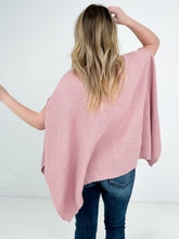 Load image into Gallery viewer, Batwing Sleeve Knit Sweater With Kangaroo Pocket
