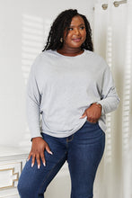 Load image into Gallery viewer, Double Take Seam Detail Round Neck Long Sleeve Top
