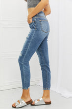 Load image into Gallery viewer, Judy Blue Dahlia Full Size Distressed Patch Jeans
