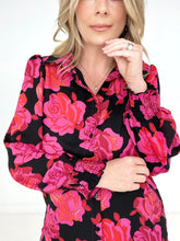 Load image into Gallery viewer, Coming Up Roses Long Sleeve Blouse
