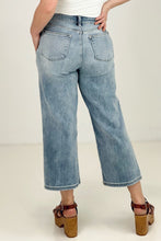 Load image into Gallery viewer, Judy Blue High Waist Button Fly Vintage Wasg Crop Wide Leg Jeans
