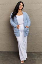 Load image into Gallery viewer, Zenana Falling For You Full Size Open Front Popcorn Cardigan
