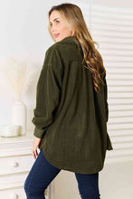 Load image into Gallery viewer, Heimish Cozy Girl Full Size Button Down Shacket
