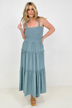 Load image into Gallery viewer, Zenana Smocked Tiered Maxi Dress
