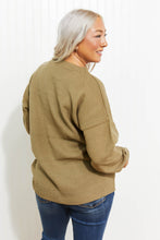 Load image into Gallery viewer, Zenana Bundled Up Full Size Round Neck Sweater
