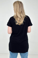 Load image into Gallery viewer, Zenana &quot;Simply Spring&quot; Ribbed V-Neck High-Low Hem Top with Side Slits
