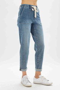 Judy Blue High Waist Pull On Jogger Jeans