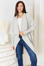 Load image into Gallery viewer, Double Take Open Front Duster Cardigan with Pockets
