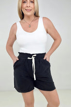 Load image into Gallery viewer, Zenana &quot;April&quot; Gauze Drawstring Waist Shorts
