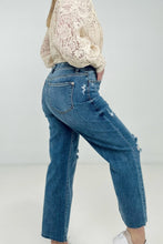 Load image into Gallery viewer, Judy Blue &quot;Claire&quot; High Waist Distressed Crop Wide Leg
