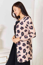 Load image into Gallery viewer, Double Take Printed Button Front Longline Cardigan
