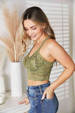 Load image into Gallery viewer, JadyK Juliette Full Size Crisscross Lace Bralette
