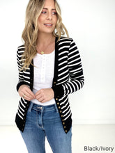 Load image into Gallery viewer, Zenana Striped Snap Button Cardigan
