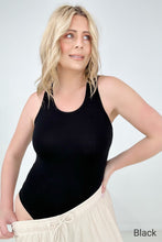 Load image into Gallery viewer, Zenana Premium Cotton Racerback Tank Bodysuit
