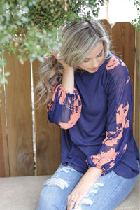 Jet Setter Bubble Sleeve Top