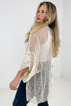 Load image into Gallery viewer, Adora Solid Popcorn Crochet Cardigan
