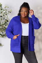 Load image into Gallery viewer, Zenana Full Size Waffle-Knit Open Front Cardigan
