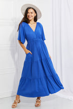 Load image into Gallery viewer, Culture Code Full Size My Muse Flare Sleeve Tiered Maxi Dress
