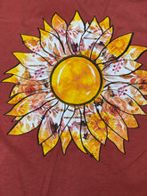 Load image into Gallery viewer, Floral blooms sunflower graphic tee
