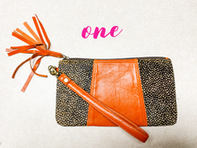 Load image into Gallery viewer, Genuine Hair on Hide candy color clutches
