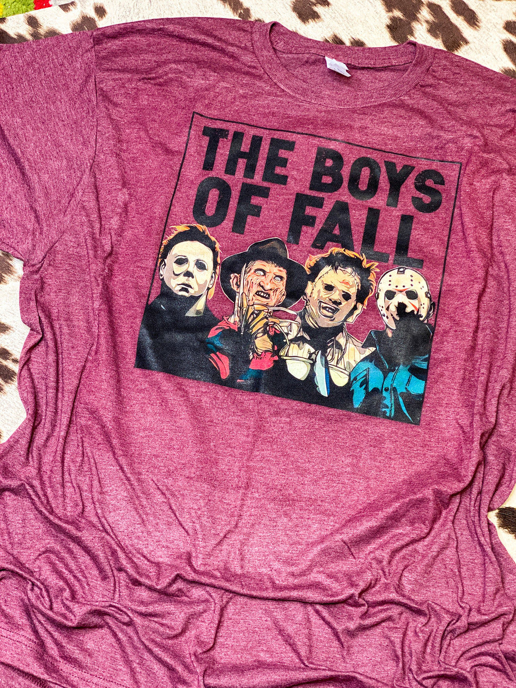 The BOYS OF FALL graphic tee