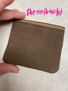 Genuine Hair on Hide Coin purses