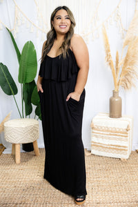 Unleash Your Beauty - Black Maxi